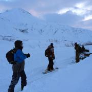 Камчатка, сноуборд, фрирайд, зима 2014, снегоход